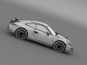 porsche 911 carrera 4s aerokitcup Modelo 3D