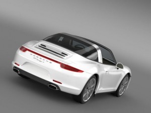 porsche 911 targa 4 2014 Modelo 3D