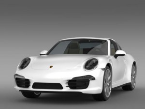 porsche 911 targa 4 2014 Modelo 3D