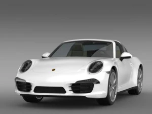 porsche 911 targa 4 2014 3D Model