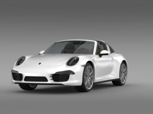 porsche 911 targa 4 2014 Modelo 3D