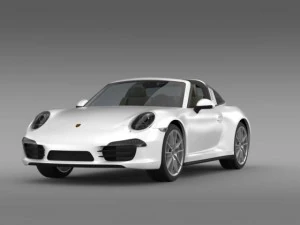 porsche 911 targa 4 2014 3D Model