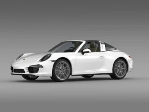 porsche 911 targa 4 2014 3D Model