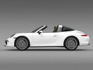 porsche 911 targa 4 2014 3D Model