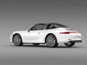 porsche 911 targa 4 2014 3D Model