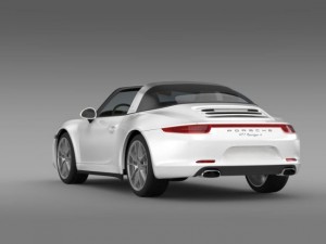 porsche 911 targa 4 2014 Modelo 3D