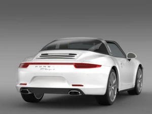 porsche 911 targa 4 2014 3D Model