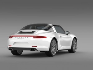 porsche 911 targa 4 2014 Modelo 3D