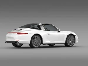 porsche 911 targa 4 2014 3D Model