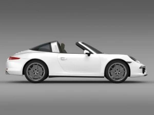 porsche 911 targa 4 2014 3D Model