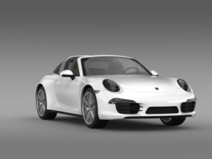 porsche 911 targa 4 2014 Modelo 3D