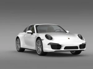porsche 911 targa 4 2014 3D Model