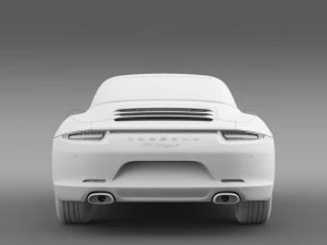 porsche 911 targa 4 2014 3D Model