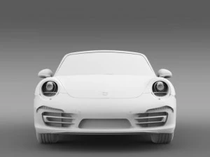 porsche 911 targa 4 2014 3D Model