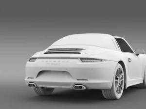 porsche 911 targa 4 2014 3D Model