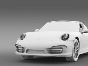 porsche 911 targa 4 2014 Modelo 3D
