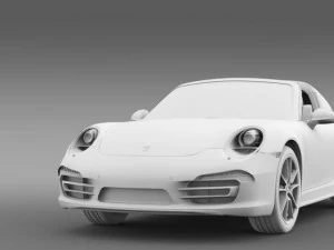 porsche 911 targa 4 2014 3D Model