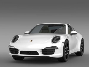 porsche 911 targa 4s 2014 3D 模型