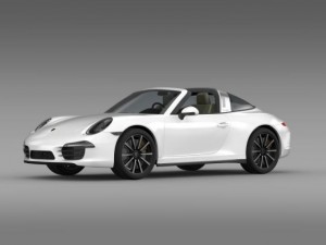 porsche 911 targa 4s 2014 3D 模型
