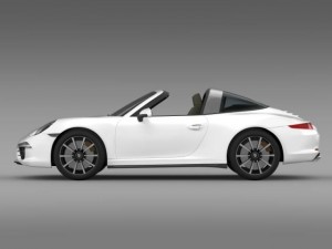 porsche 911 targa 4s 2014 3D 模型