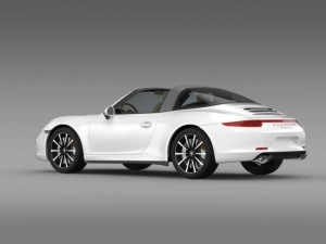 porsche 911 targa 4s 2014 3D 模型