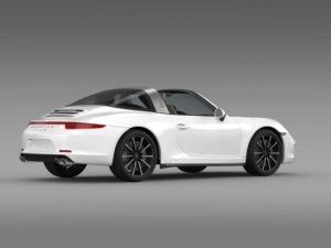 porsche 911 targa 4s 2014 3D 模型