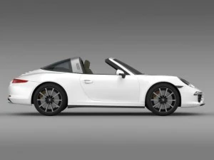 porsche 911 targa 4s 2014 3D Model