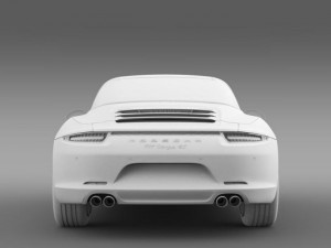 porsche 911 targa 4s 2014 3D 模型