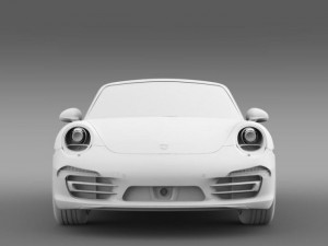 porsche 911 targa 4s 2014 3D 模型