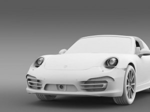 porsche 911 targa 4s 2014 3D 模型