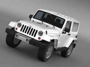 Jeep Wrangler 2011 Modello 3D