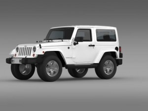 jeep wrangler 2011 3D 모델