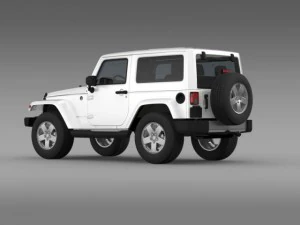 jeep wrangler 2011 3D Model
