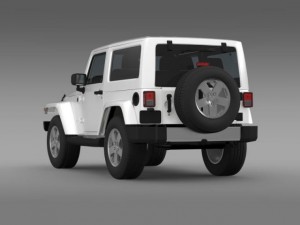 jeep wrangler 2011 3D 모델