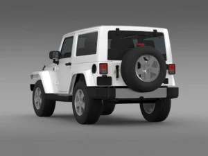 jeep wrangler 2011 3D Model