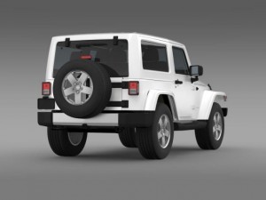 jeep wrangler 2011 3D 모델