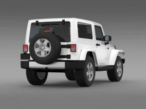 jeep wrangler 2011 3D Model