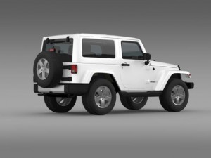 jeep wrangler 2011 3D 모델