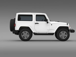 jeep wrangler 2011 3D 모델