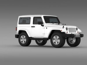 jeep wrangler 2011 3D 모델