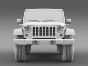 jeep wrangler 2011 3D 모델