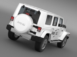 jeep wrangler electric vehicle concept 3D Model