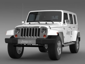 jeep wrangler electric vehicle concept 3D Model
