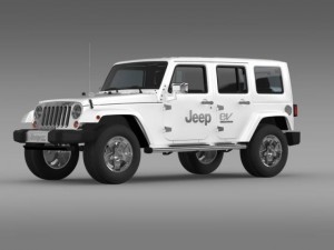 jeep wrangler electric vehicle concept 3D Model
