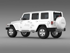 jeep wrangler electric vehicle concept 3D Model