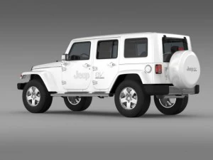 jeep wrangler electric vehicle concept 3D Model