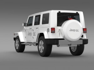 jeep wrangler electric vehicle concept 3D Model