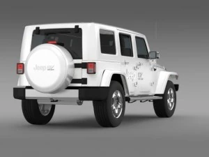 jeep wrangler electric vehicle concept 3D Model