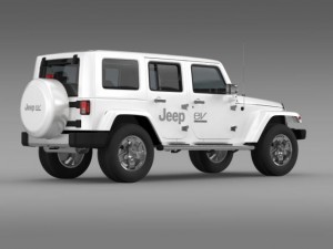 jeep wrangler electric vehicle concept 3D Model