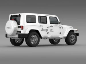 jeep wrangler electric vehicle concept 3D Model